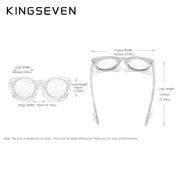 Kingseven  - Bamboo 2024 Handmade Wooden Designer Sunglasses Unique Design