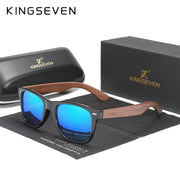 Kingseven  - Bamboo 2024 Handmade Wooden Designer Sunglasses Unique Design