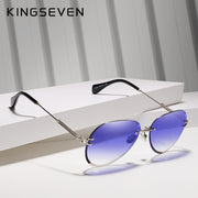 Kingseven - 2024 N7826  Vintage Sunglasses Women Polarized Lenses