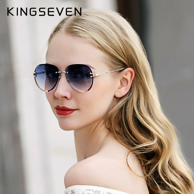 Kingseven - 2024 N7826  Vintage Sunglasses Women Polarized Lenses