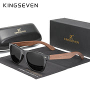 Kingseven  - Bamboo 2024 Handmade Wooden Designer Sunglasses Unique Design