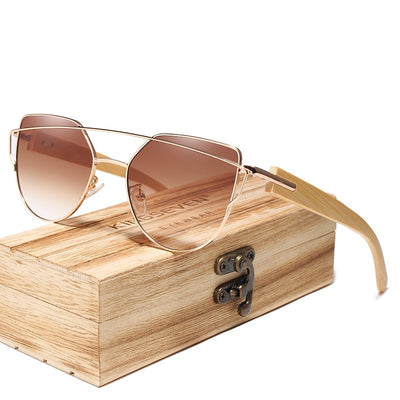 Kingseven  - Bamboo 2024 Handmade Wooden Designer Sunglasses Unique Design