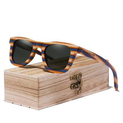 Kingseven  - Bamboo 2024 Handmade Wooden Designer Sunglasses Unique Design