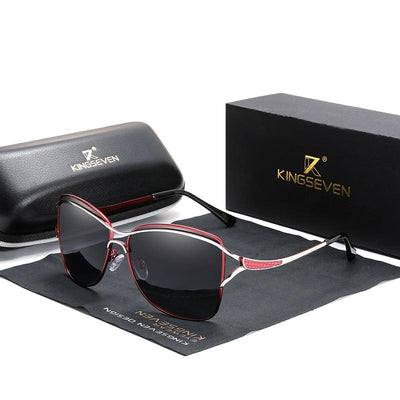 Kingseven  - 2024 N7017 Women Sunglasses Cateye Polarized Lenses