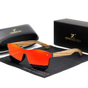 Kingseven - Bamboo 2024 Handmade Wooden Designer Sunglasses Unique Design